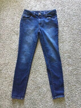 1822 Denim Jeans Women 6 Skinny Stretch Medium vintage wash Midrise